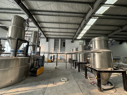 集中供料系统现场